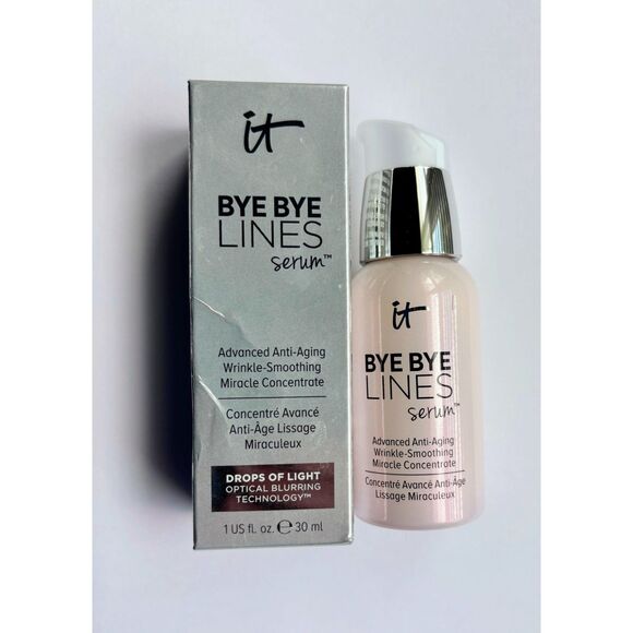 It Cosmetics Bye Bye Lines Serum Anti-Aging Wrinkle Smoothing Concentrate 1fl oz - Picture 1 of 7